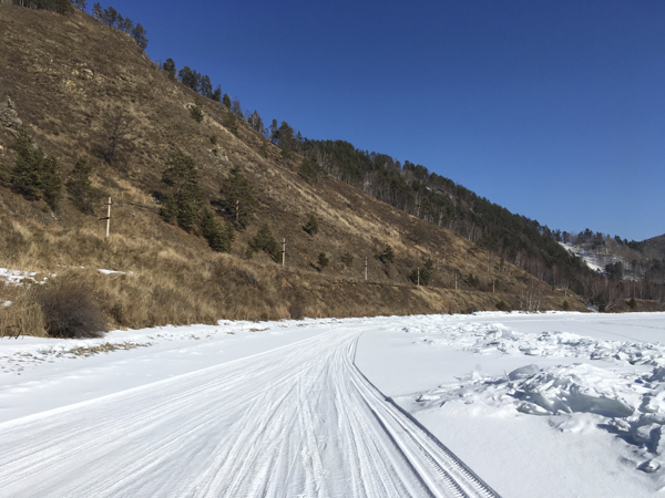 снежная дорога